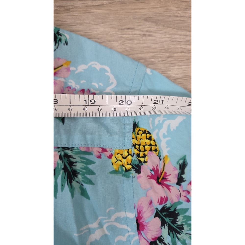 Ron Jon Surf Shop Teal Blue Hawaiian Shirt Tropical Toucan NWT - Picture 6 of 8